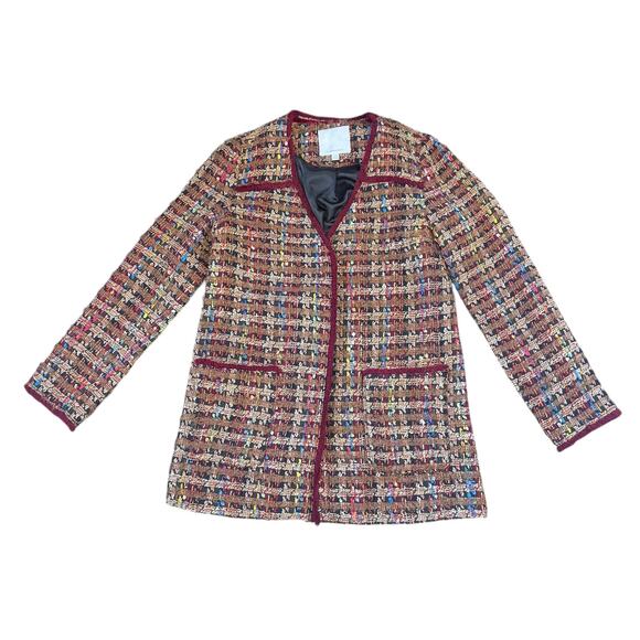 Anthropologie Tweed Blazer Jacket - Picture 3 of 12